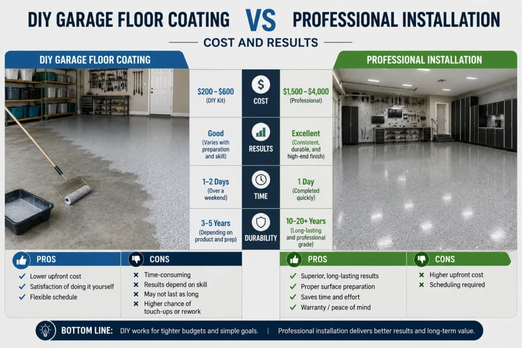 DIY-Garage-Floor-Coating-vs-Professional-Installation-Cost-and-Results